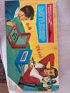 Vintage 1967 Milton Bradley Battleship Board Game Model 4730